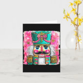 Carte Nutcracker Nuts Xmas Pajamas Holiday Christmas Wat (Fleur jaune)