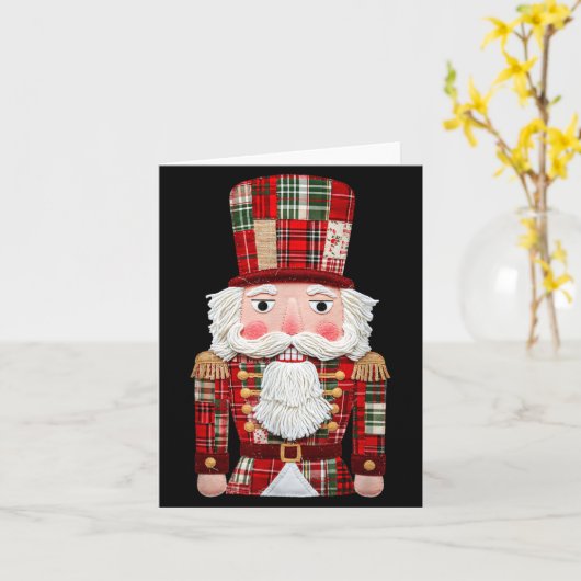 Carte Nutcracker Patchwork Merry Christmas Pajamas Men W (Fleur jaune)