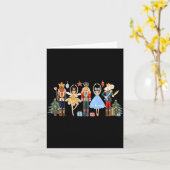 Carte Nutcracker Squad Ballet Dance Matching Family Chri (Fleur jaune)