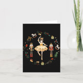 Carte Nutcracker Sugar Plum Fairy Winter Birthday Baby (Devant)