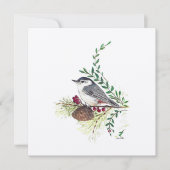 Carte Nuthatch Bird Art (Devant)