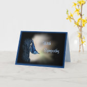 Carte Nuthatch Bird Sympathy ou toute occasion (Fleur jaune)