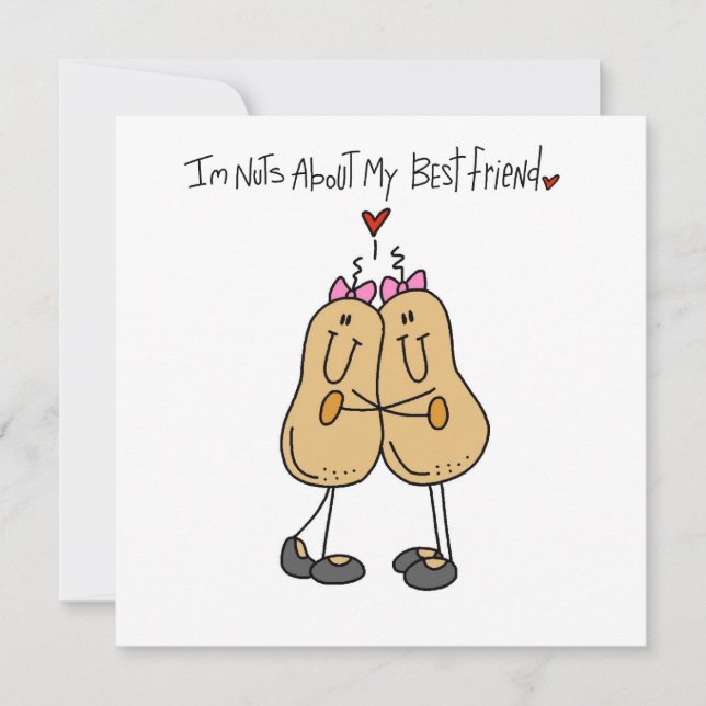 Carte Nuts À propos de mes meilleurs T-shirts et cadeaux (Devant)