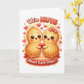 Carte Nuts Valentine's Day (Fleur jaune)