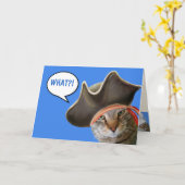 Carte Nutty Pirate Chat Se Bien (Fleur jaune)