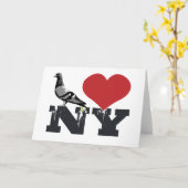 Carte NY Pigeon (Fleur jaune)