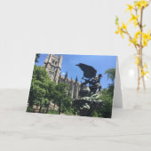 Carte NYC New York Cathédrale de St. John le Divin (Fleur jaune)