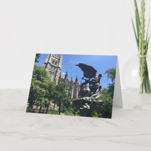 Carte NYC New York Cathédrale de St. John le Divin (Devant)