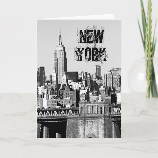 Carte NYC Skyline II (Devant)