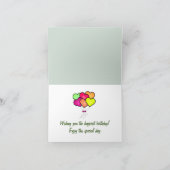 Carte Nymphaea lotus, Joyeux anniversaire (Intérieur)