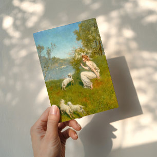 Carte Nymphe des bois   John Collier