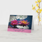 Carte Nymphéas (Fleur jaune)