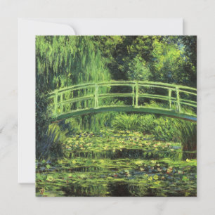 Carte Nymphéas blancs par Claude Monet, Art Vintage