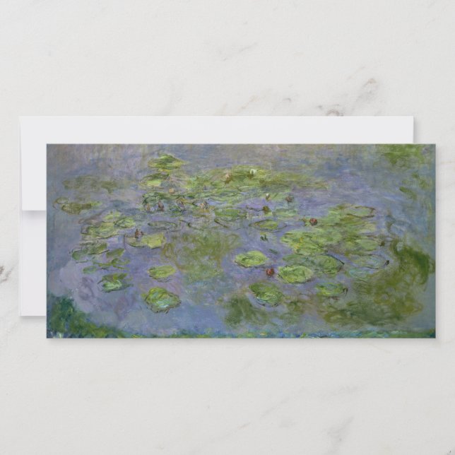 Carte Nympheas (Nénuphar) par Claude Monet (Devant)