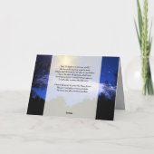 Carte "O Holy Night" Bien-aimée Noël Carol Holiday (Dos)