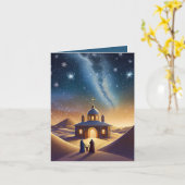 Carte Ô Noël de la Saint-Nuit (Fleur jaune)