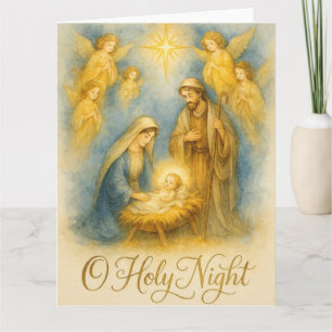 Carte Ô Nuit Sainte Nativité Noël