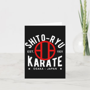 Carte O Ryu Karaté Do Arts Martiaux Japon Tokyo 