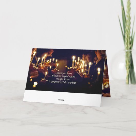 Carte Ô Saint Nuit, Vraiment Il nous a appris à aimer (Dos)