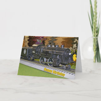 Carte O Scale Model Train - Joyeux anniversaire