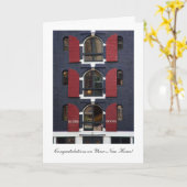 Carte Oak Tree Eyes - Félicitations pour New Home (Fleur jaune)