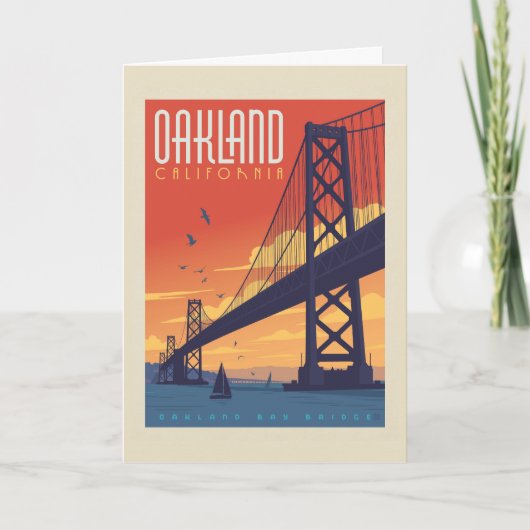 Carte Oakland, Californie (Devant)