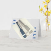 CARTE * OAR* VOUS OU * OU VOUS N'AVEZ PAS* UN ANNIVERSAI (Fleur jaune)