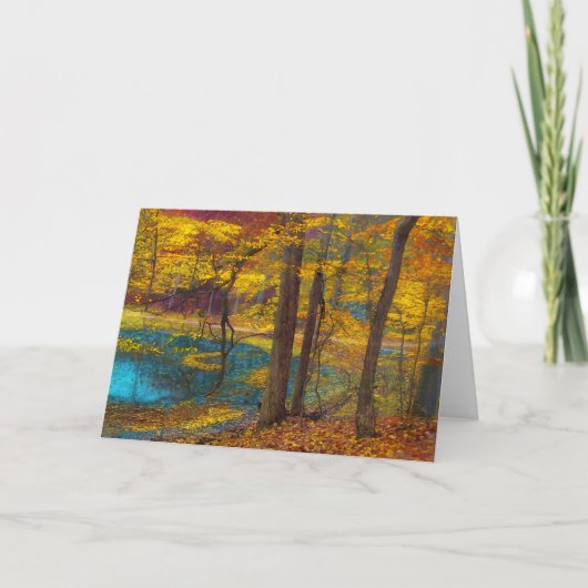 Carte Oasis d'automne (Devant)