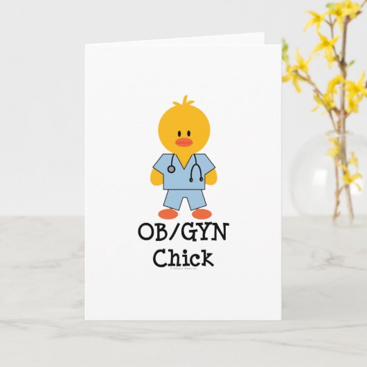 CARTE OB/GYN (Fleur jaune)