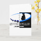 CARTE OB / GYN AT YUR CERVIX - FUNNY MÉDICALE (Fleur jaune)