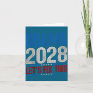Carte Obama 2028 Réparons Cela Obama 48ème Président