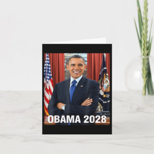 Carte Obama 2028 Voter Chemise Obama Pour Le Président 2