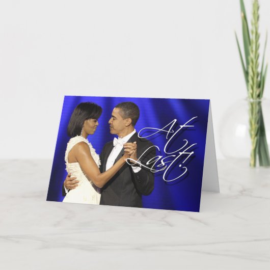 Carte Obama dansent d'abord - enfin (Devant)