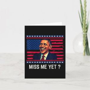 Carte Obama Pour Le Président 2028 Miss Me Pourtant _ Ob