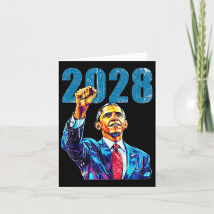 Carte Obama pour le président 2028 Obama 2028