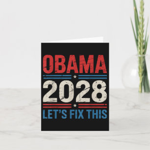 Carte Obama Pour Le Président 2028 Obama Réparera Ce Poi
