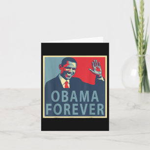 Carte Obama pour toujours Président Barack 44