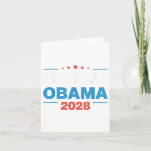 Carte Obama Président Vintage 2028 Obama