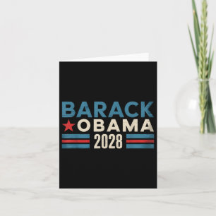 Carte Obama Président Vintage 2028 Obama _30