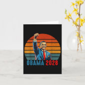 Carte Obama Reback 2028 Déclaration 4 (Fleur jaune)