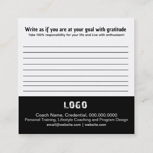 Carte Objectifs (Dos)