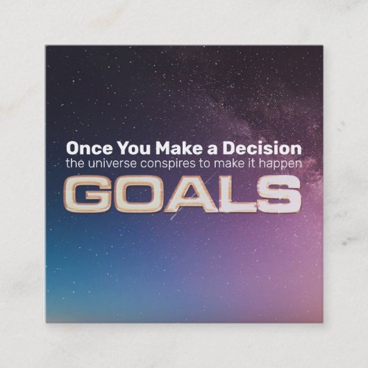 Carte Objectifs (Devant)