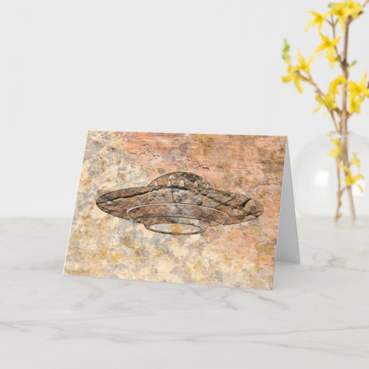 Carte Objet volant non identifié (Fleur jaune)