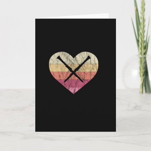 Carte Oboist Aime Jouer Oboe À L'Orchestre (Devant)