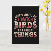 Carte Observation Des Oiseaux Je Regarde Les Oiseaux Et  (Fleur jaune)