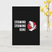 Carte Observation d'oiseaux Crowwing Crowing Crowing Gon (Fleur jaune)