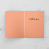 Carte Obtenez bien bientôt (Intérieur)