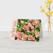Carte obtenez bien bientôt (Fleur jaune)