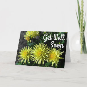 Carte Obtenez Bien Bientôt Dahlia Lakeview Llow #1 Card