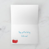 Carte Obtenez bien bientôt Missy Mouse Malade dans la ca (Intérieur)